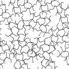 Modern abstract seamless pattern with irregular hand-drawn black lines on a white background. geometric design textile prints, wallpapers, wrapping paper,branding,digital backgrounds. vector art