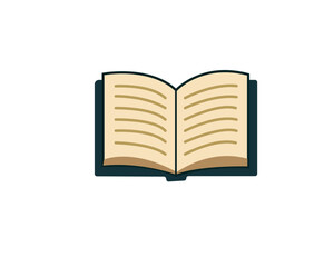 Open Book of Knowledge: An open book, its pages filled with the promise of knowledge, sits elegantly, inviting exploration and learning, symbolizing the power of education and the world 