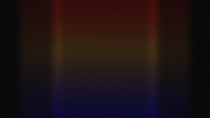 Spectral Gradient Column. Red Orange Yellow Blue Vertical Strip with Dark Side Bands and Abstract Flow