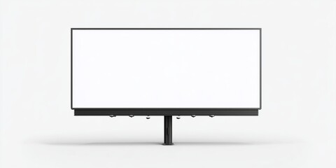 Blank Billboard Designed for Advertisement Campaigns and Public Messaging in Urban Environments Offering Visibility and Engagement Opportunities