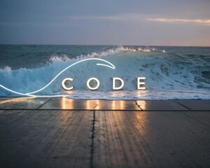 Light Wave Setup Over Ocean Surface