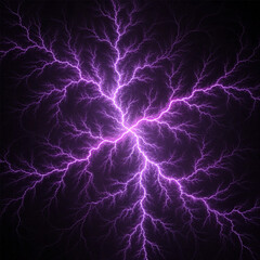 Obraz premium lightning in the night