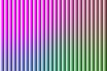Vibrant vertical stripes of pink purple blue and green gradient abstract background texture