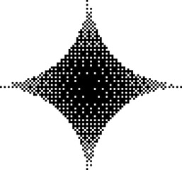 8-bit abstract halftone pixel art vector graphic
