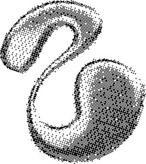 8-bit abstract halftone pixel art vector graphic
