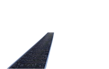 Tracks on isolated transparent background.