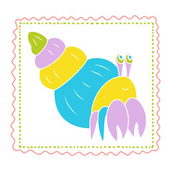 hermit crab poster