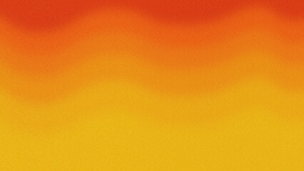 Abstract Orange Background. Sunset Heat Gradient. Wavy Red to Yellow Transition with Smooth Abstract Warm Flow. Suitable for tech design, wallpaper, poster, cover, brochure, banner, website, flyer