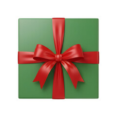 red gift box png transparent background present holiday festive Christmas 