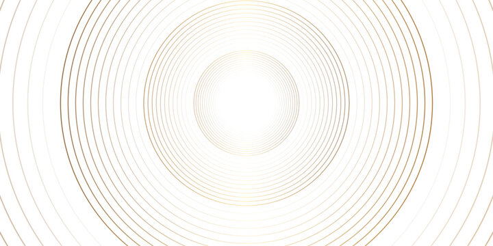 Abstract background with golden gradient circle ring. Spiral sound wave rhythm line dynamic shape. abstract background Vector illustration design for presentation, banner, cover, poster, texture Etc.	