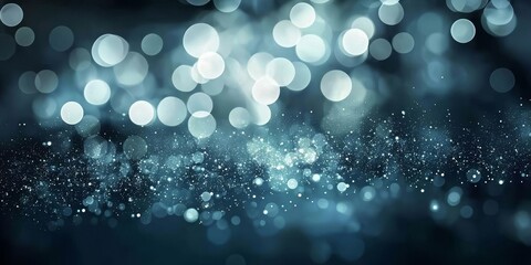 Soft and dreamy blue bokeh patterns create a calming visual experience.