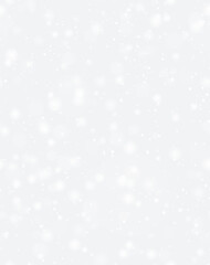 Seamless PNG white snowfall light effect isolated on transparent background. Special...