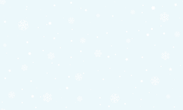 Seamless PNG white snowfall pattern on light transparent background flat style. Winter falling snow texture. Cartoon white snowflake Christmas or New Year overlay. Endless web page fill