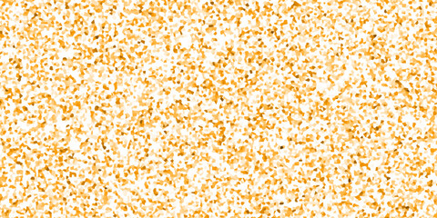 Abstract yellow and orange noise texture background.Orange grainy noise color background, orange grain banner and wallpapers. Sprinkle glitter gold dust on a black background with copy space.

