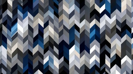 The design of the image is blue and white, with many angles and lines that create a futuristic and modern look