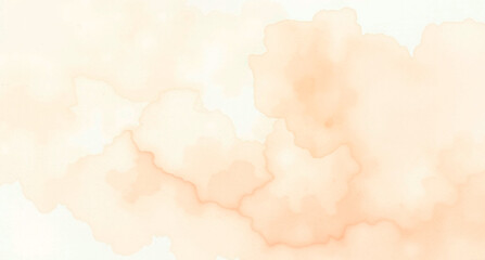 Obraz premium Beige and cream watercolor abstract background created by Ai.