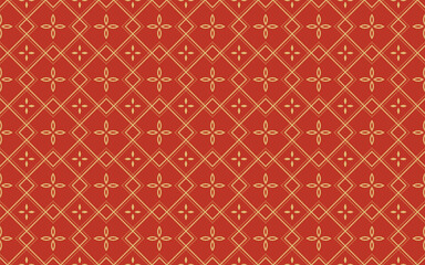 Lunar New Year Pattern - Red pattern design for Lunar or Chinese New Year.