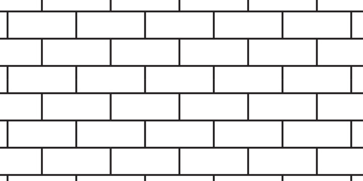 Seamless mosaic stone concrete wall surface tiles. White brick wall texture and solid bricks seamless pattern background.