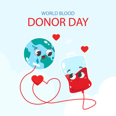 World Blood Donor Day illustration