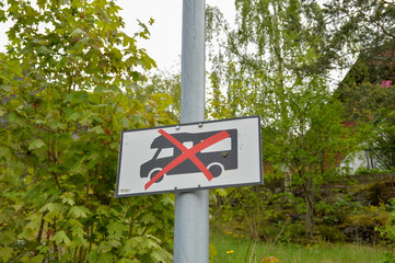 eidfjord, verkehrszeichen, parken, camping, verboten, wohnmobile, vanlife, caravvann, keine,...