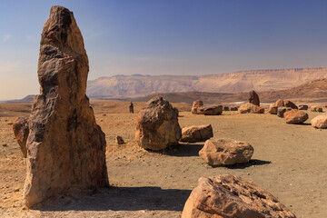Ramon Crater desert landscape Israel
