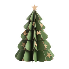 Christmas tree with stars decoration