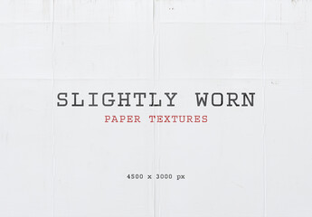 Slightly Worn Paper Textures