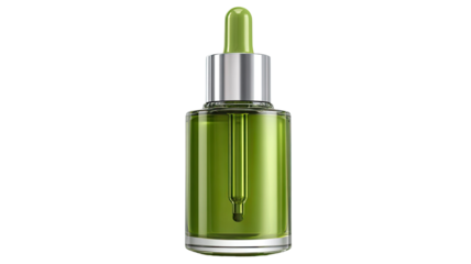 green droper isolated on white background