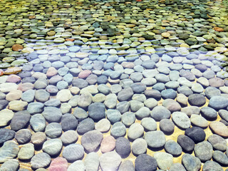 Natural stone in the water, as background