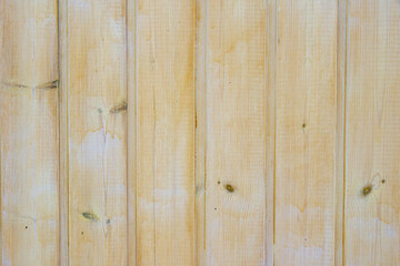 Fototapeta premium Wooden wall made from plain planks - looks clean and simple for a room