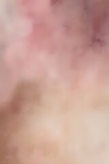 Muted pink and beige grainy texture with a soft blur effect. abstract smoke background.