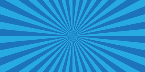 Abstract blue retro with sunburst pattern design. Vintage sunrays. sun beam vector banner design and comic burst gradient concept pattern.	
