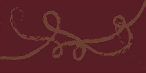 Abstract, energetic composition of multiple intertwining, continuous, fluid lines forming a series of graceful waves, loops, and sharp, stylized points. Each line features a smooth