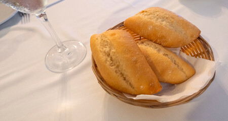 Spanish Bread Service at Restaurant