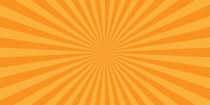 Abstract orange vector summer ray sunburst hot sunrise wallpaper background	
