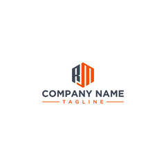 RM Hexagon Logo Design Inspirations