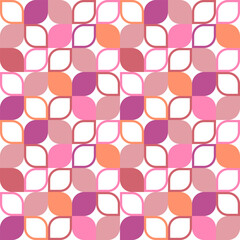 Seamless pattern abstract  retro vintage color abstract background, for decorative design , packaging, decorating, interior design, wallpapers, banner, vector illustration