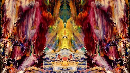 Abstract art background . Hand painting artwork on canvas .