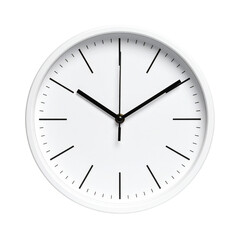 Modern Timepiece: A minimalist wall clock, its sleek design highlighting the passage of time. The clock face is adorned with minimalist markers and hands, creating a sense of clarity and focus. 