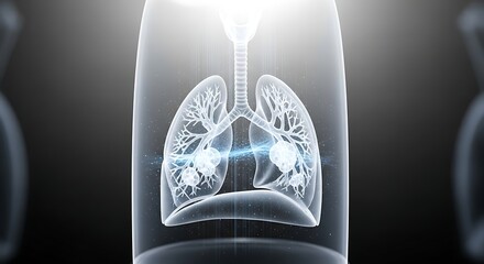 See the lungs in stunning detail, perfect for medical presentations and educational videos about pulmonary health, respiratory systems, anatomical studies, and healthcare research