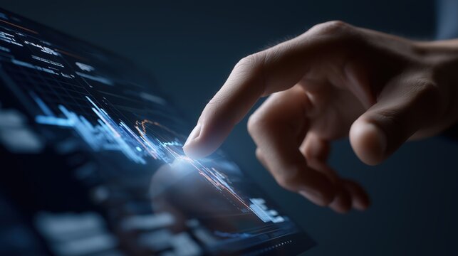 Modern touchscreen electronic device showcasing innovative digital interface with advanced technology, high-tech gadget, sleek design, and seamless user connectivity