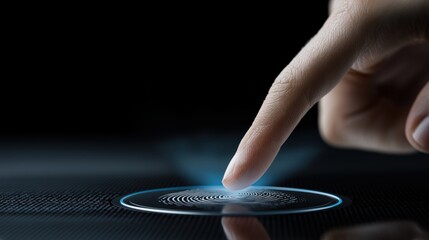 Modern touchscreen technology showcasing innovative digital interface and sleek electronic device with user-friendly, interactive control for high-tech applications