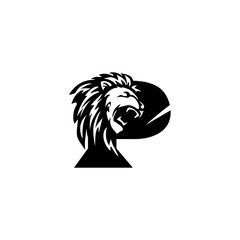 Lion Letter P Logo.eps