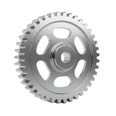 Silver Gear Cogwheel
