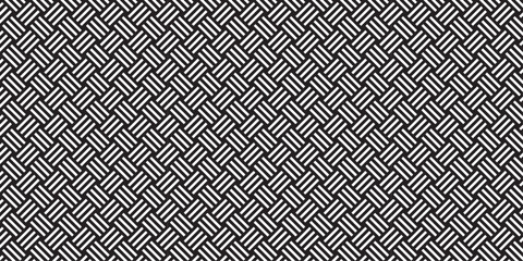 seamless black and white pattern texture repeat grid triangle square geometric type cube fabric pattern shapes cover template design.	