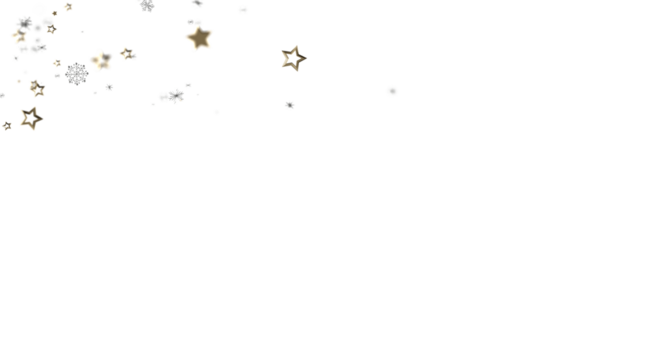 Elegant design with gold stars and sparkles, perfect for holiday cards, invitations, and celebrations.