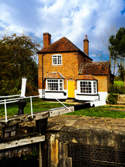 Hatton locks Grand Union Canal Warwickshire England UK