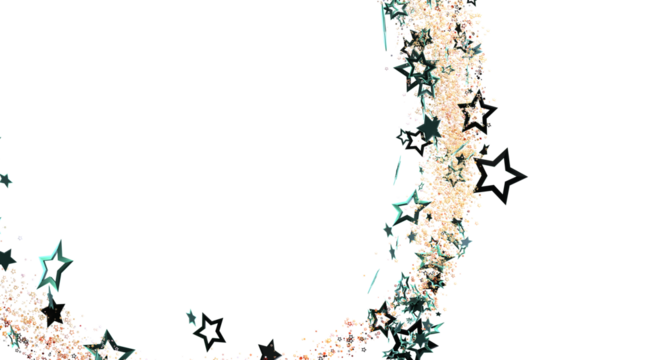 Abstract star background with stars creating a dynamic and festive design, perfect for celebratory themes. Offers a clean and elegant design wit