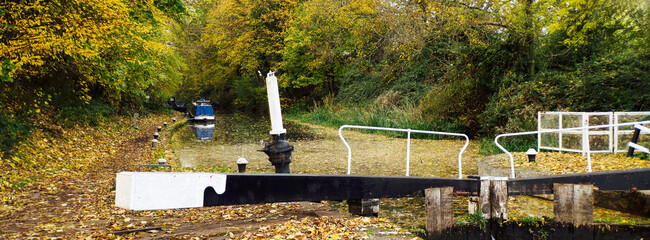 Hatton locks Grand Union Canal Warwickshire England UK