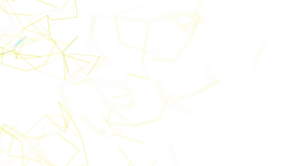 Modern abstract geometric illustration with connection and technology concept. Ideal for business and science projects. Light green lines on whi